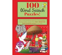 100 Word Search Puzzles: Crossword Games for Kids and Teens with Easy To Read Print | 9 x 6 inches, 25 pages | Fun Travel Activity, Perfect for Vacations, Holidays, Birthday Gifts and more