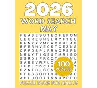 100 Word Search Puzzles for Adults - May 2026 Edition: Extra Large Print Word Search for Adults, Seniors | Word Find Puzzles for Adults (Extra Large Word Search Books)