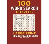 100 Word Search Puzzles for Adults & Seniors: Giant-Sized Challenges for Calming, Relaxation & Brain Health | Easy-to-Read, Full-Page Format with Dedicated Solutions (8.5x11 Inch)