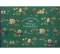 100 Writing & Crafting Papers Little Animals of the Forest /japonais