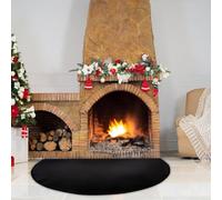 100 x 50 cm, placa protectora contra chispas para proteger el suelo contra chispas, base ignífuga, alfombra de fibra de vidrio, estera ignífuga para interiores para chimeneas en estufas, calentadores