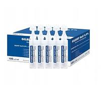 100 x 5ml NaCl isotónico estéril 0,9% cloruro de sodio - solución salina de inhalación NaCl para humificación de las vías respiratorias 5 ml vial de dosis unitaria