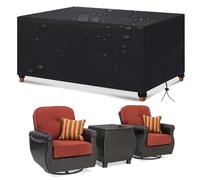 100 x 60 x 90 cm (largo x ancho x alto), funda impermeable para muebles de jardín, resistente al agua, anti-UV, funda duradera para mesa rectangular y juego de sillas