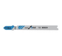 Bosch Professional Hojas de sierra de calar T 118 A Basic para láminas de acero 100x