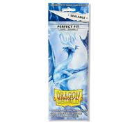 100 X Fundas Para Cartas Sellables Dragon Shield Perfect Fit - Transparentes