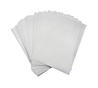 100 x Papel Comestible DE OBLEA L3 - A4 - DE Color Blanca (Grosor DE Approx 0.3mm (Papel DE ARROZ) para Usar Tinta Comestible Bramacartuchos, envío Desde Madrid (100)