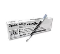 100 X Pentel LR10 Roller Refill for EnerGel Gel Pen 1.0mm Metal Tip Black Ink
