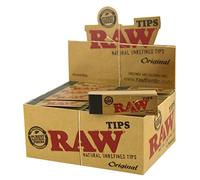 100 x RAW Original Rolling Roll Paper Tips Filter Chlorine Free Roach Card Book