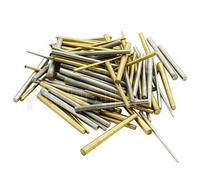 100 x reloj Taper pines acero latón assorrted Mix tamaños Pin Tapered reparaciones partes