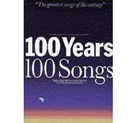 100 Years 100 Songs: Large Edition. Partituras para Línea de Melodía, Texto y Acordes(Diagramas)