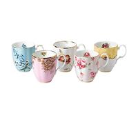 100 Years by Royal Albert 1950-1990 Taza 0.4 l, Juego de 5