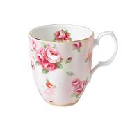 100 Years by Royal Albert 1980 Taza con diseño de Rosas, Color Rosa, 0,4 L