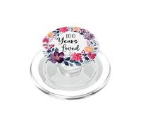 100 Years Loved Floral 100th Birthday Men Women Anniversary PopSockets PopGrip para MagSafe
