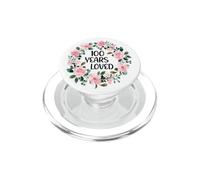 100 Years Loved Women Men 100 Years Old Cool 100th Birthday PopSockets PopGrip para MagSafe