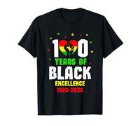 100 Years of Black Excellence 1926-2026 Celebration African Camiseta