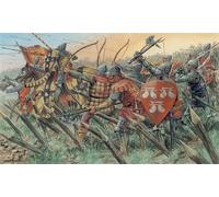 100 Years War British Warriors 1:72 Figura Plástico Modelo Kit Italeri
