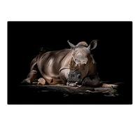 1000 (52 x 38 cm) Puzzles para Adultos, Rompecabezas de rinocerontes y animales Cuervos, Juguetes para Adolescentes y Niños