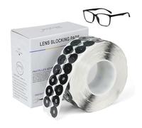 1000 almohadillas/rollo de bloqueo de lentes de alta viscosidad, consumibles de procesamiento de lentes, policarbonato antiaxial y ultra resistente al agua (24 mm x 29 mm)
