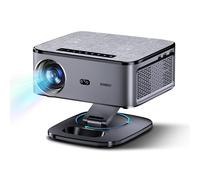 【1000 Ansi & Auto Focus】 XIWBSY Proyector 4K Soporte con WiFi 6 y Bluetooth 5.3, Gira 360 °, 35000 Lúmenes, Proyector Android Vídeo de Cine En Casa, Projector Portátil 4K