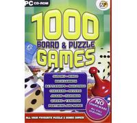 1000 Board and Puzzle Games (PC CD) [Importación inglesa]