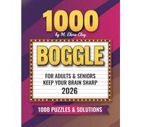 1000 Boggle Puzzle Book: Boost Your Vocabulary with 1000 Word Puzzles - Includes Answers