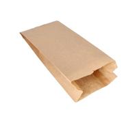 1000 bolsas de papel de estraza de 28 cm x 13 cm x 7 cm, color marrón, 1,5 kg