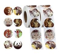 1000 calcomanías de animales de granja, calcomanías realistas en rollo de animales, calcomanías temáticas de granero, amigos, suministros de enseñanza para niños, recuerdos de fiesta, 1.5 pulgadas