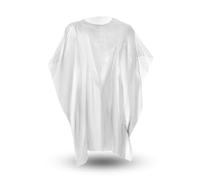 1000 Capas Desechable Peluquería Blancas de Polietileno Impermeable 84 x 110 cm | para Barbero Profesional, para Tintes, Corte de Pelo