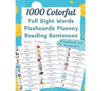 1000 Colorful Full Sight Words Flashcards Fluency Reading Sentences English - Portuguese Phrasebook And Dictionary: My kids first sight word made easy ... frequency level readers book : 5-8 years old