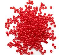 1000 cuentas de acrílico rojo Pony 6 x 9 mm a granel para manualidades, pulsera, collar, fabricación de joyas, pendientes, trenzado, pelo (RED2)