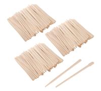 1000 Espátulas de Madera para Encerar Cejas, 88 mm | CHUENHEI, Doble Extremo Plano y Puntiagudo, Bambú Natural Lijado, para Depilación en Casa o Salón, Desechable