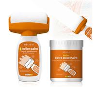 1000 g de pintura de pared blanca, 2 en 1, rodillo de reparación de pared, color blanco con rodillo de pintura, rodillo de reparación de pared, color blanco