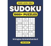 1000+ Hard Sudoku Puzzles for Adults - Big Print Mental Challenge Book: Train Your Brain with Over 1000 Difficult Sudoku Puzzles in Large Print Format ... 1000+ Sudoku Puzzles for Adults & Seniors)