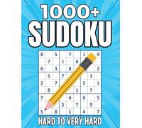 1000 Hard Sudoku Puzzles for Adults: Sudoku Challenge for Adults, Teens and Seniors with Solutions - Hard and Very Hard Level