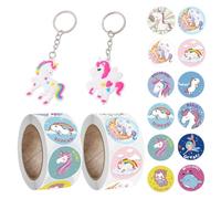 1000 Hojas De Pegatinas Redondas, 2 Etiquetas, Pegatinas De Animales, Pegatinas De Decoración De Tarjetas, Pegatinas Artesanales Diy