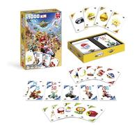 1000 KM Jumbo Mario Kart World - Juego de Cartas Familiar +6 Años
