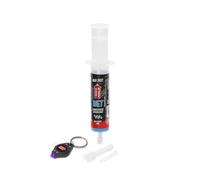 1000 Miglia BKR 3102 Lubricante Cadena de Bicicletas WET - 60 ml, Condiciones de terreno Húmedo, Mojado y Embarrado, Jeringa con aplicadores Drop y Huggie System, fórmula fluorescente perfumada
