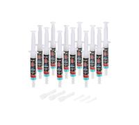 1000 Miglia BKR 4102 WET CERAMICO Lubricante Cadena de Bici - 144 ml (12x12 ml), senderos húmedos, mojados y embarrados, Jeringas con aplicadores Drop y Huggie System, fórmula fluorescente perfumada