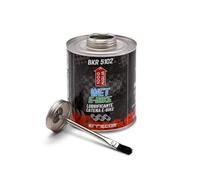 1000 Miglia BKR 5102 E-BIKE WET Lubricante Cadenas de Bicicletas eléctricas para senderos húmedos - 900 ml, mojados y embarrados fórmula fluorescente y perfumada, Bote All-in-One con cepillo incluido