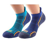 1000 Mile 2263 kx, Run Socklet para Hombre (Paquete Doble) Unisex Adulto, Kingfisher/Navy, XL