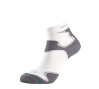 1000 Mile Fusion Calcetines Tobilleros para Correr para Mujer, Mujer, Color White/Grey, tamaño Small 3-5.5UK