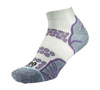 1000 Mile Lite Anklet Sock Ladies (Recycled) Small Silver/Purple Small Silver/Pu