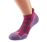 1000 Mile Run Socklet Ladies (Twin Pack) Medium Pink/Lavander Medium Pink/Lavand