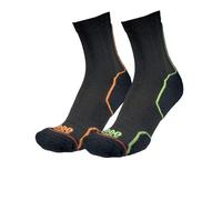 1000 Mile Trail Repreve - Calcetines de una sola capa (2 unidades), color negro, naranja y verde