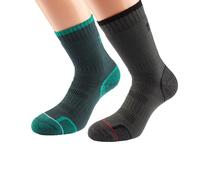 1000 Mile Walk calcetín | EU XL in Emerald/Charcoal