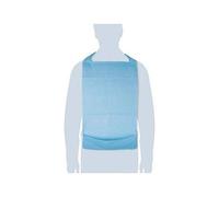 1000 Mille Babai Cleany Papel/Polietileno 10 gr, h 64 x 37 cm con bolsillo recogedor de alimentos, antidesgarro con cordones traseros impermeables