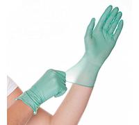 1000 Mint de verdes de aloe vera látex guantes Med Comfort Aloe, sin polvo desechables Guantes Guantes, guantes de, Op, large