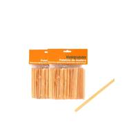 1000 paletinas de café de Madera de 14 cm. Palitos de café Desechables, Palitos removedores de café. agitadores de café y te. Palos para manualidades.mezclador de cocteles (MADERA, MADERA)