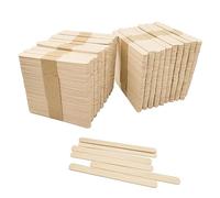1000 palillos de madera para hielo, palitos de madera, espátulas de madera, palos de hielo de madera para manualidades, palos de madera, espátula de madera, espátula de madera para manualidades
