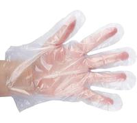 1000 PCS Guantes Desechables de Plástico Transparente de Polietileno, Guantes de PE Transparentes para Cocinar Limpieza Pintura Coloración del Cabello